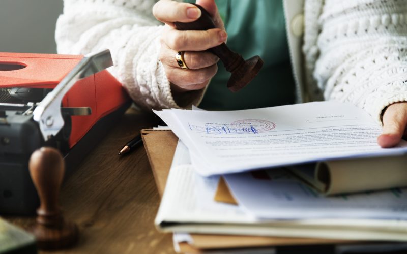 Senior Adult Stamp Contract Concept